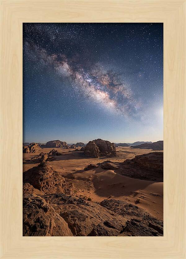 Night Sky Over Desert Arch