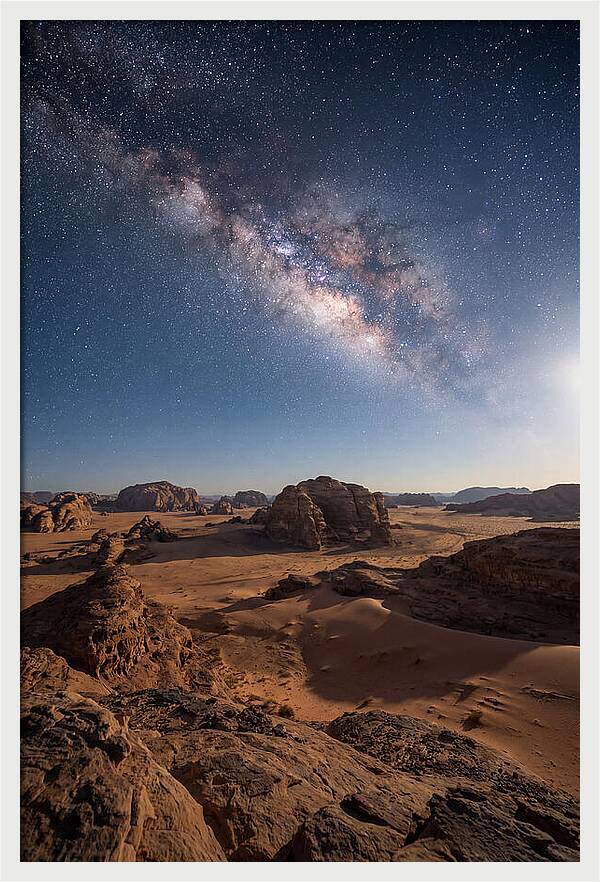 Night Sky Over Desert Arch