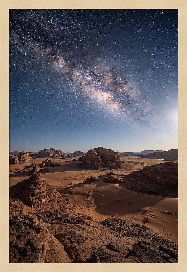 Night Sky Over Desert Arch