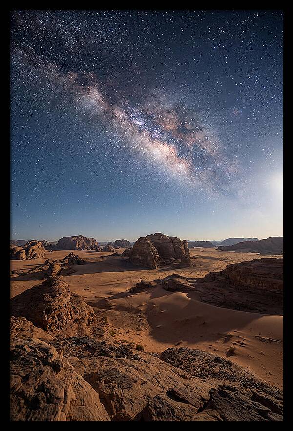 Night Sky Over Desert Arch