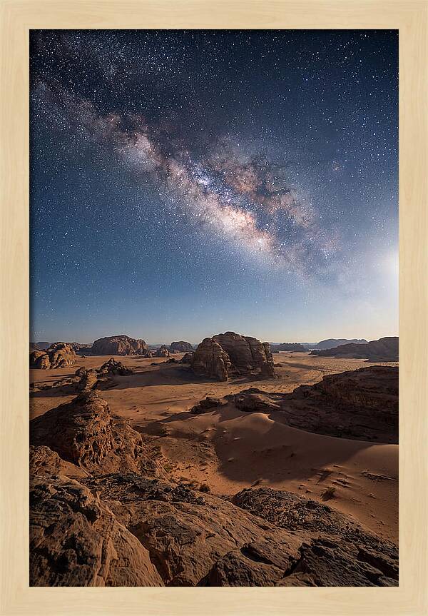Night Sky Over Desert Arch