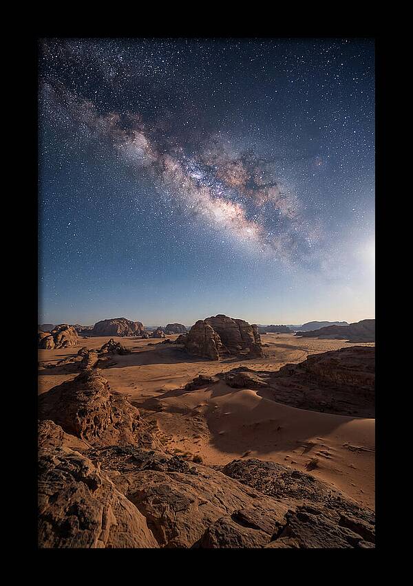 Night Sky Over Desert Arch