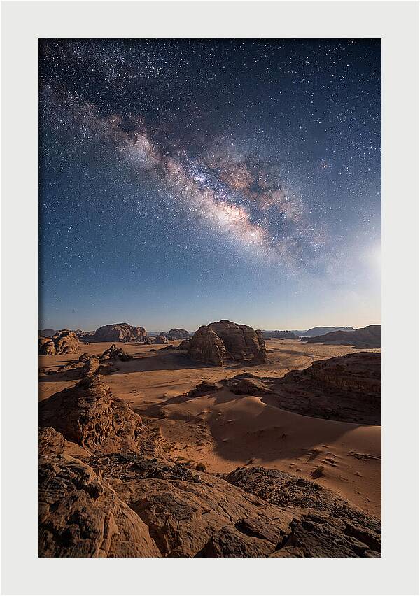 Night Sky Over Desert Arch