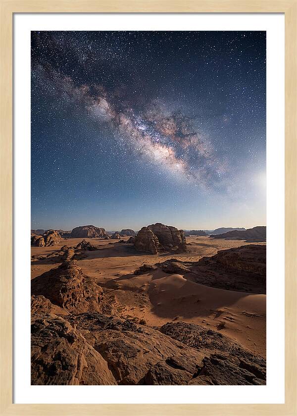 Night Sky Over Desert Arch