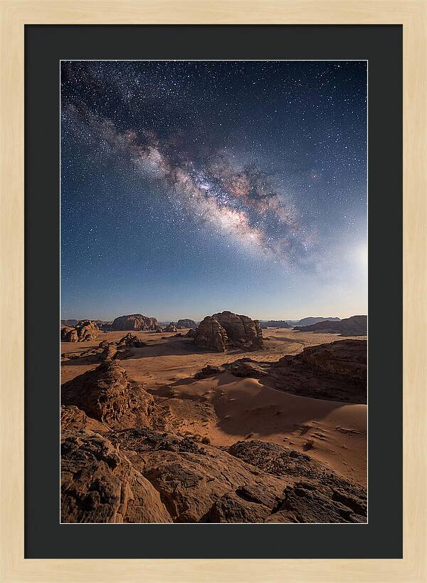 Night Sky Over Desert Arch