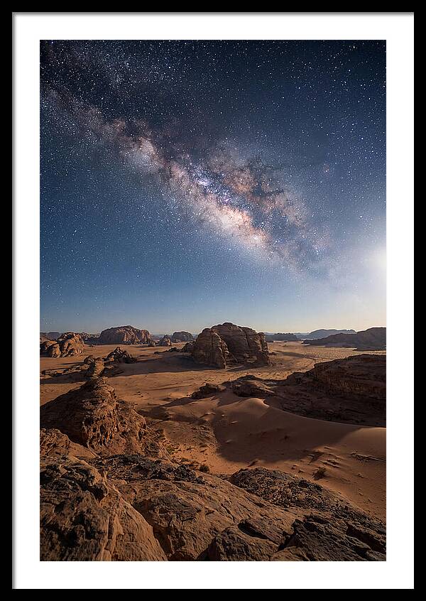 Night Sky Over Desert Arch