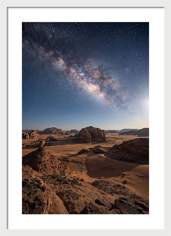 Night Sky Over Desert Arch