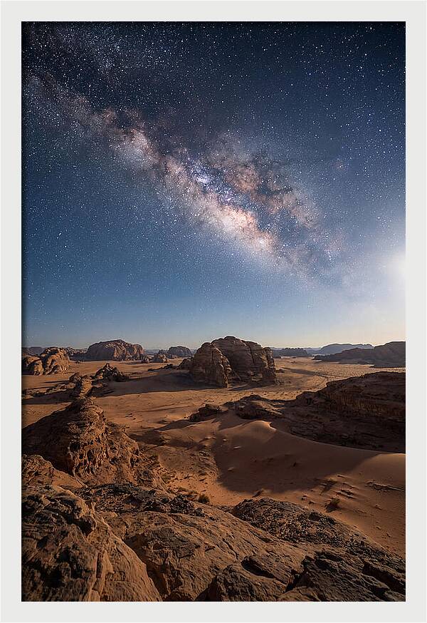 Night Sky Over Desert Arch