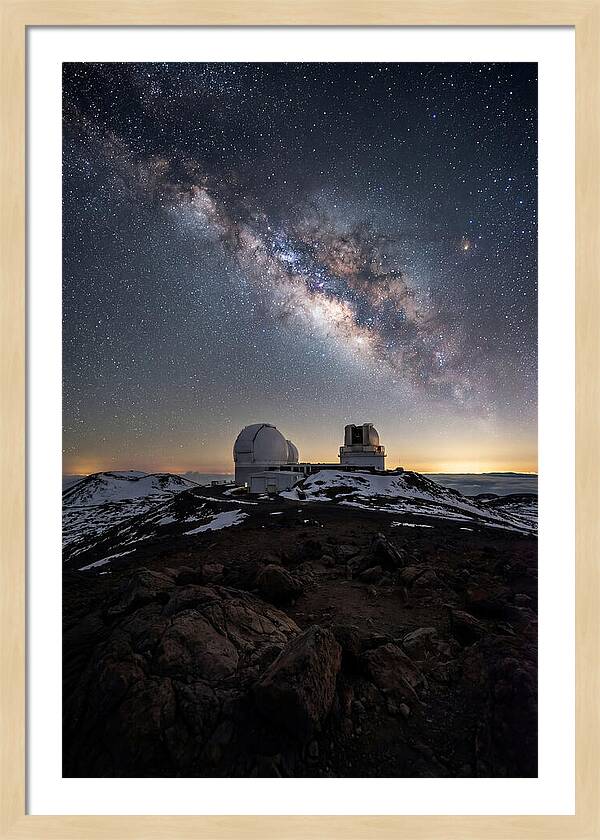 Night Sky Over Mauna Kea