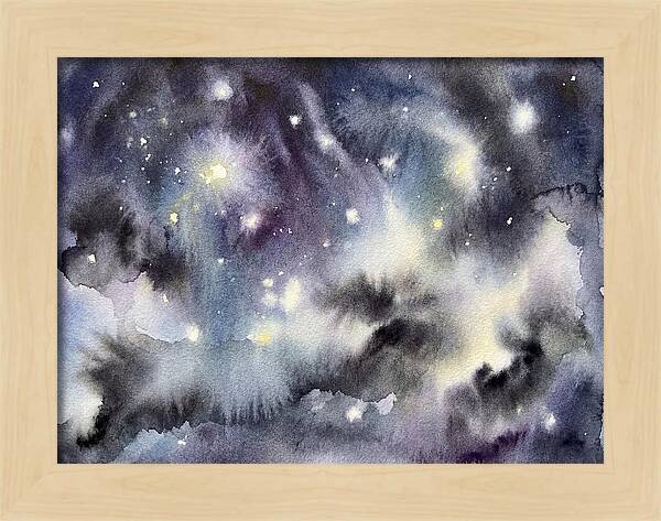 Night Sky Watercolor