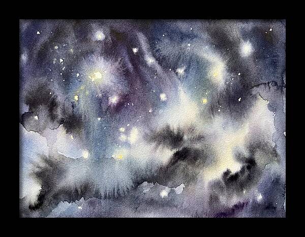 Night Sky Watercolor