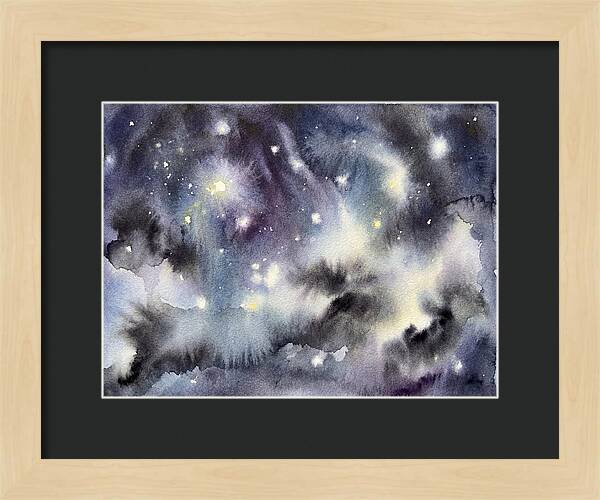 Night Sky Watercolor
