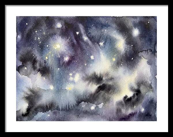Night Sky Watercolor
