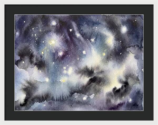 Night Sky Watercolor