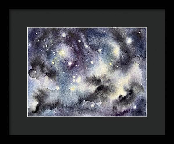 Night Sky Watercolor