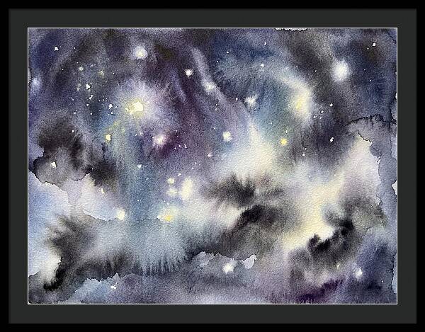 Night Sky Watercolor