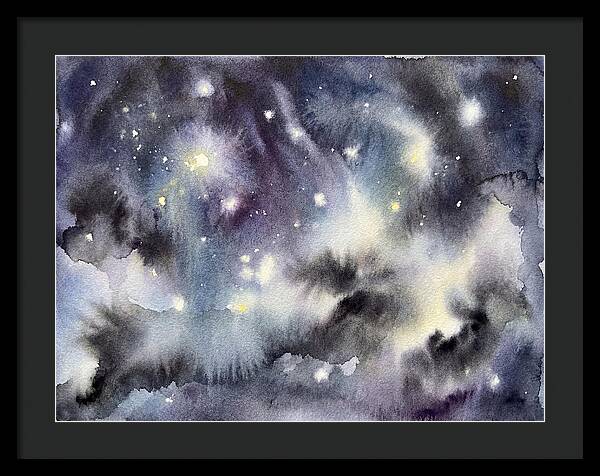 Night Sky Watercolor