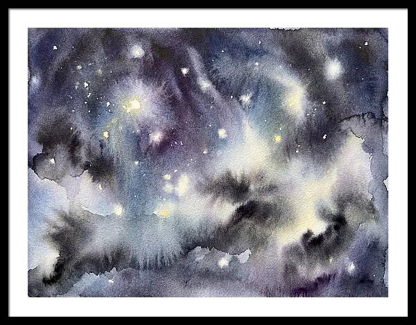 Night Sky Watercolor