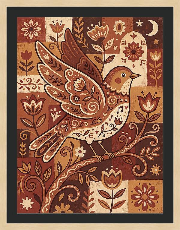 Nightingale Folk Art