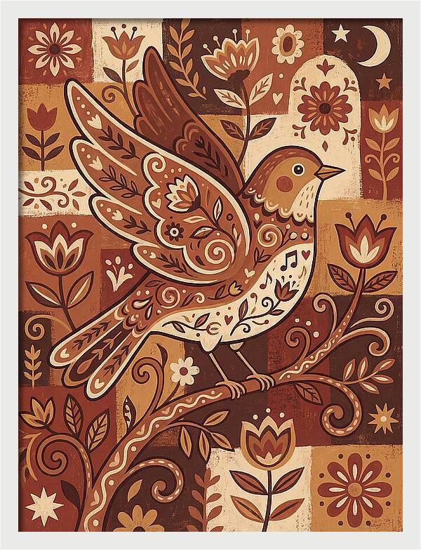 Nightingale Folk Art