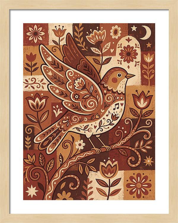 Nightingale Folk Art
