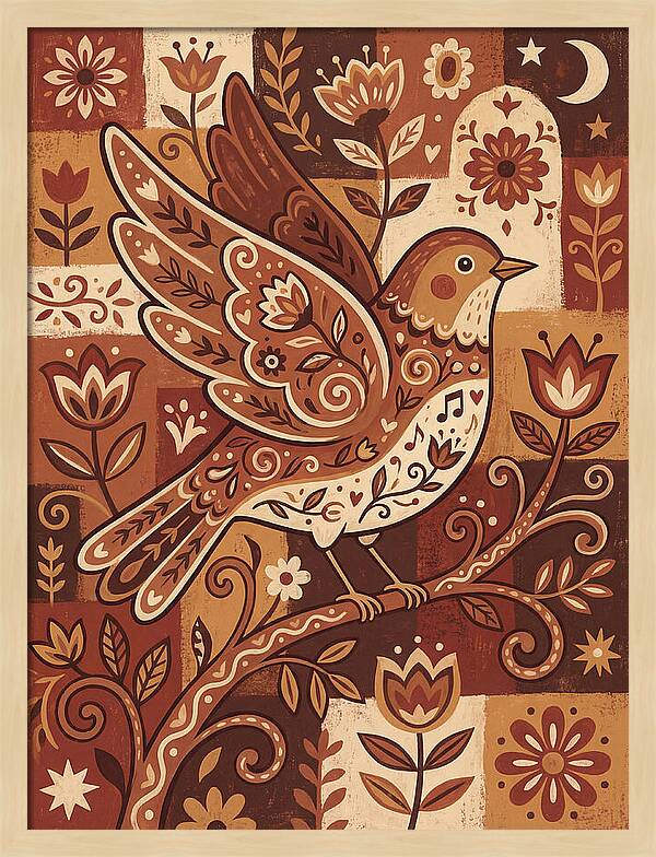 Nightingale Folk Art