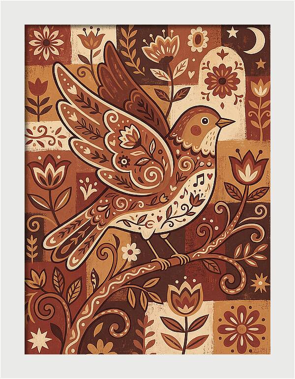 Nightingale Folk Art