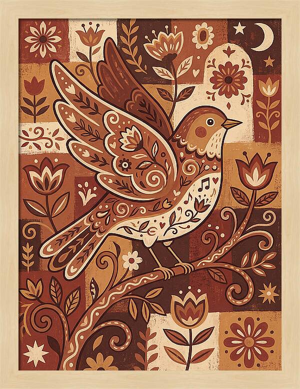 Nightingale Folk Art