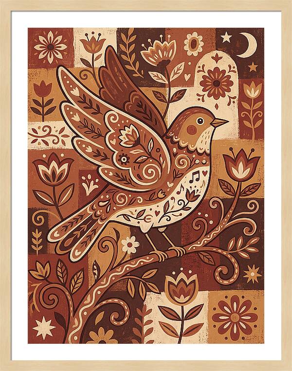 Nightingale Folk Art