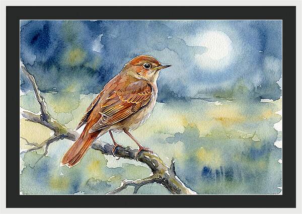Nightingale In Moonlight