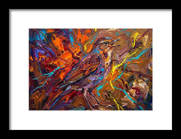 Nightingale In Vibrant Colors