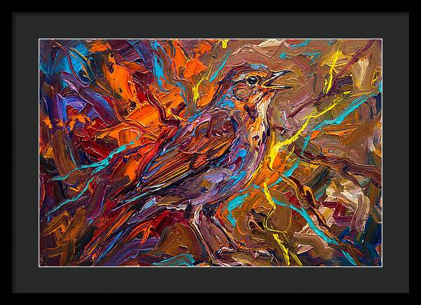 Nightingale In Vibrant Colors