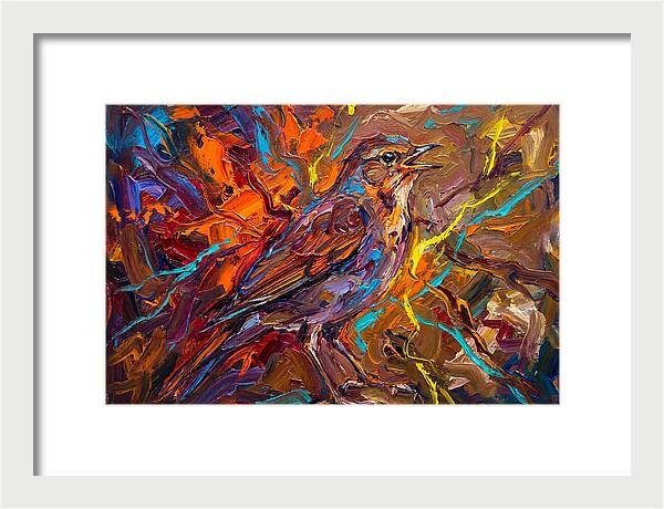 Nightingale In Vibrant Colors