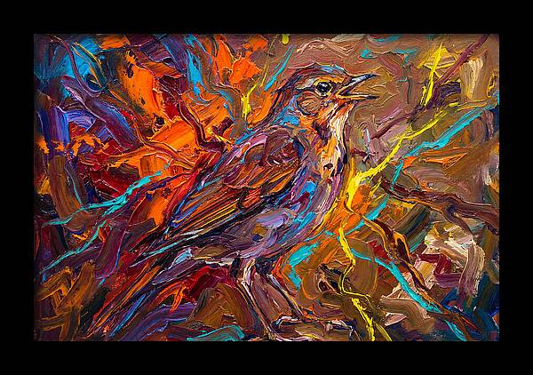 Nightingale In Vibrant Colors