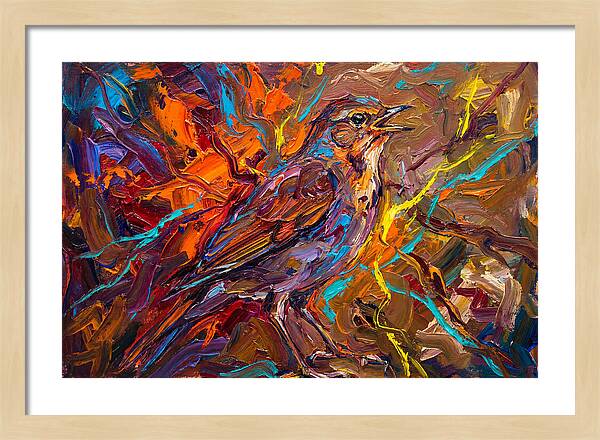 Nightingale In Vibrant Colors