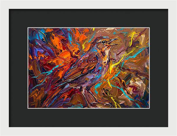 Nightingale In Vibrant Colors