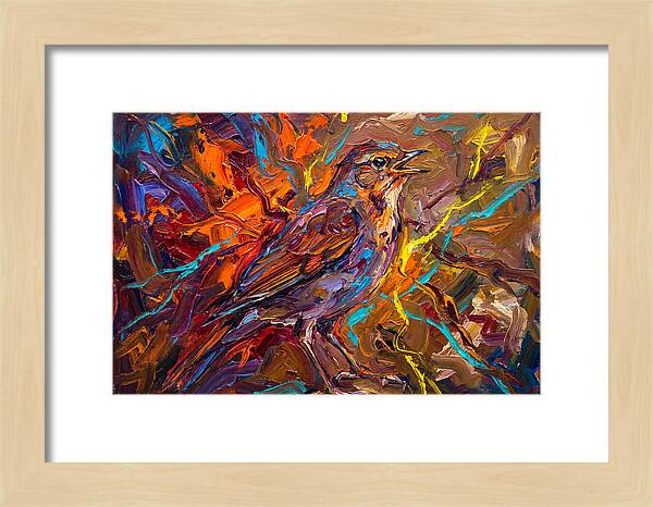 Nightingale In Vibrant Colors