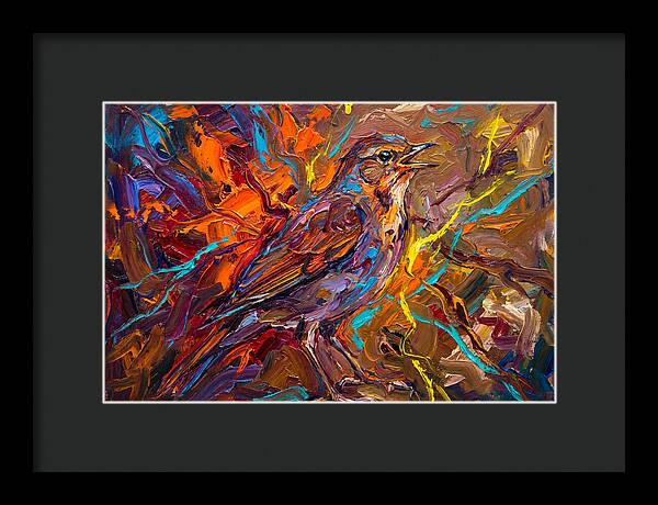 Nightingale In Vibrant Colors