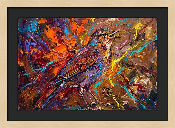 Nightingale In Vibrant Colors