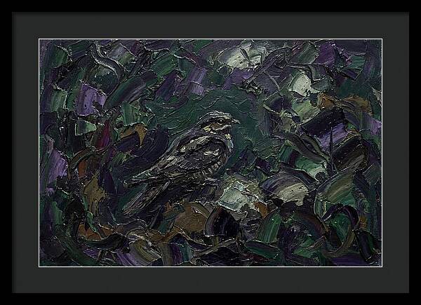 Nightjar Among Lush Foliage
