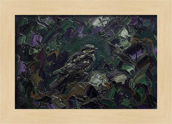 Nightjar Among Lush Foliage