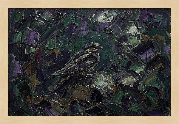 Nightjar Among Lush Foliage