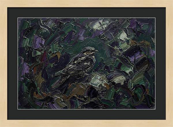 Nightjar Among Lush Foliage