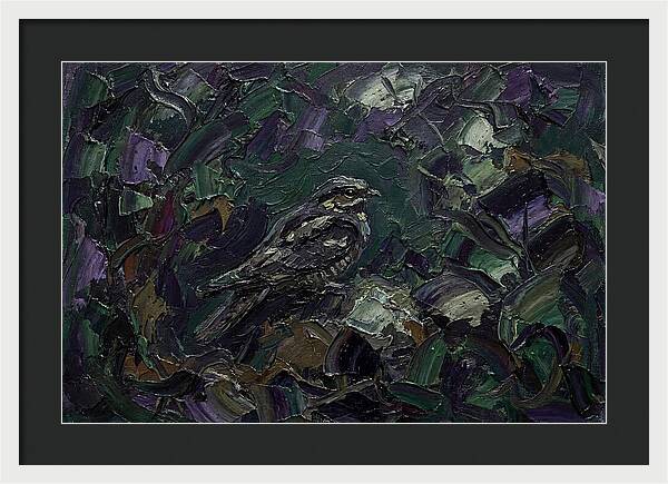 Nightjar Among Lush Foliage