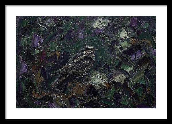 Nightjar Among Lush Foliage