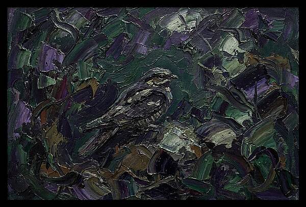 Nightjar Among Lush Foliage
