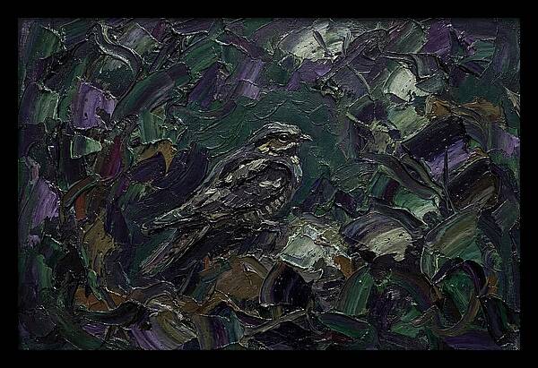 Nightjar Among Lush Foliage