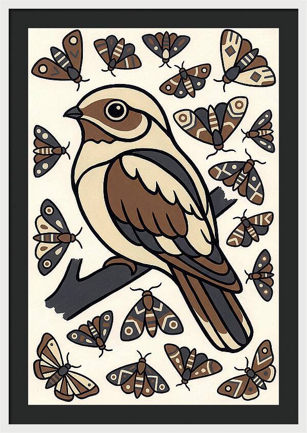 Nightjar Among Moths