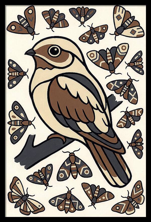 Nightjar Among Moths