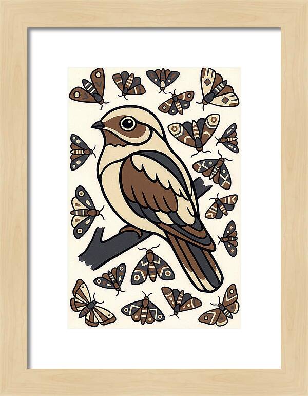 Nightjar Among Moths